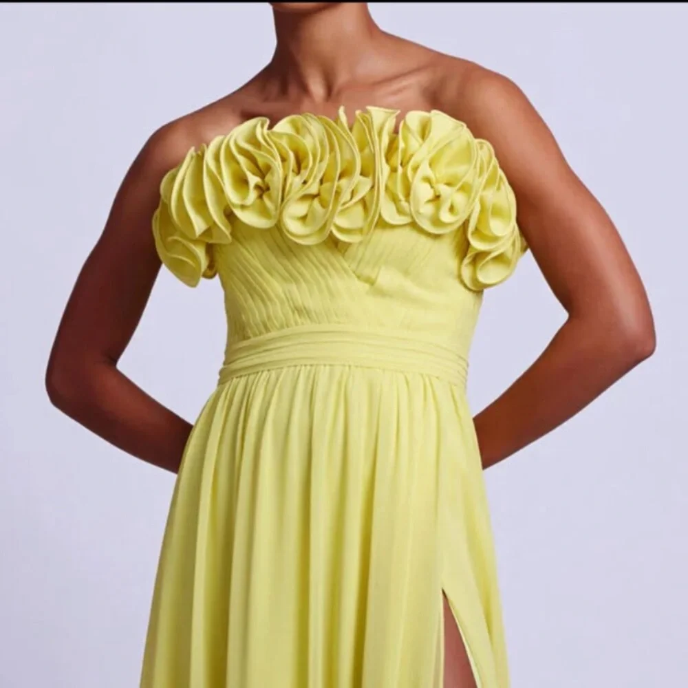 PatBo Pleated Strapless Maxi Dress - Picture 4 of 5